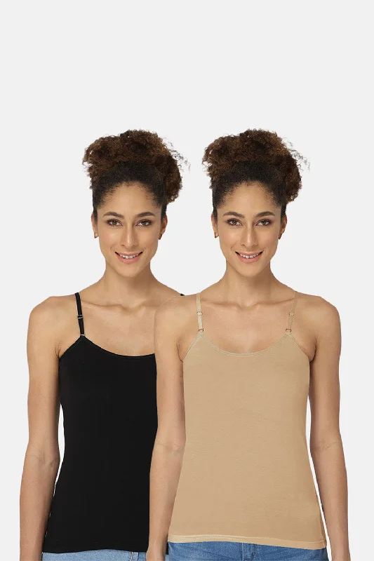 Intimacy Camisole-Slip Special Combo Pack - In08 - Pack of 2 - C01CamisoleCrest