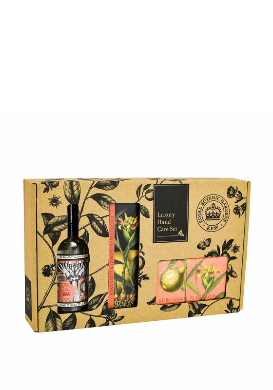 Kew Gardens Luxury Bergamot & Ginger Hand Care Set