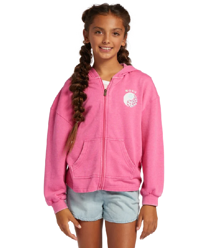 Band Merch SweatshirtsRoxy Early In The Morning B Sweatshirt-Shocking Pink