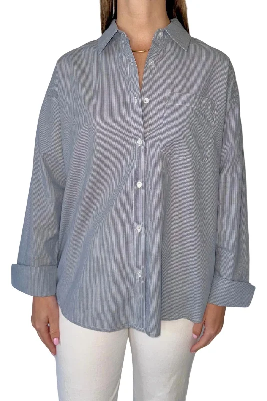 Sunday Button Down Shirt In GreyFloral Shirts