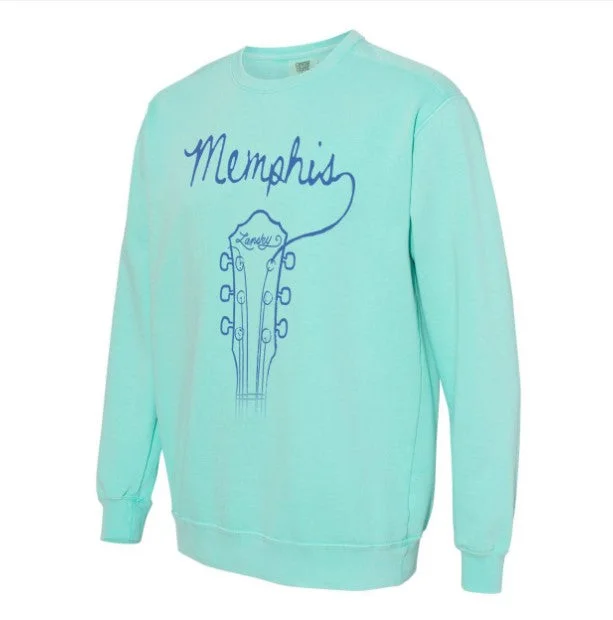 Painted HoodiesMemphis Strum Guitar Sweatshirt