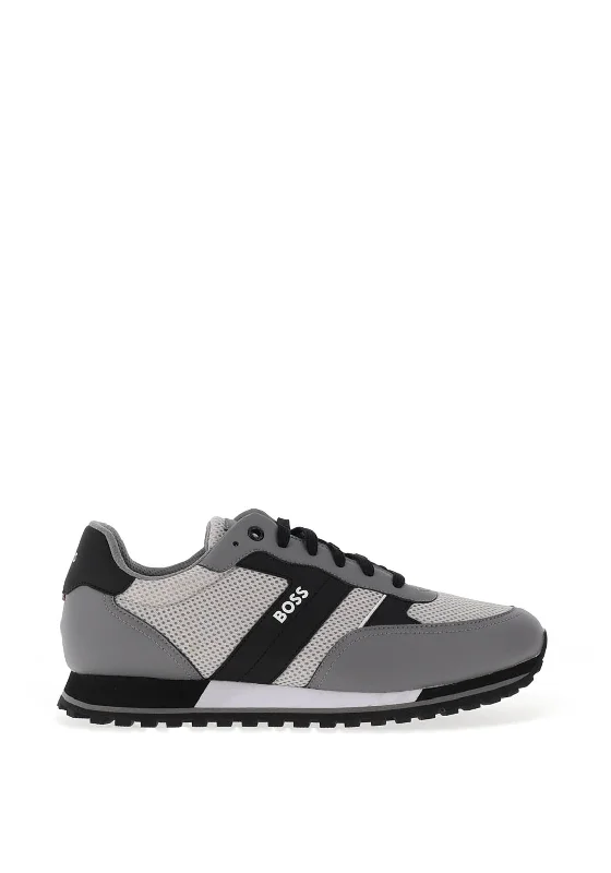 Hugo Boss Parkour Mesh Trainers, Grey