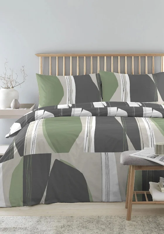 Dreams & Drapes Drift Forward Torne Superking Duvet Set, Khaki