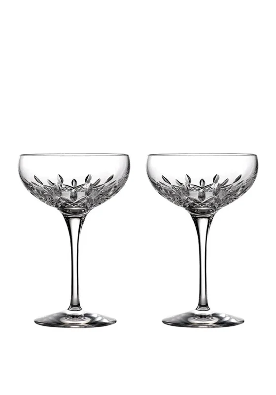 Waterford Crystal Lismore Essence Champagne Glasses, Set of 2