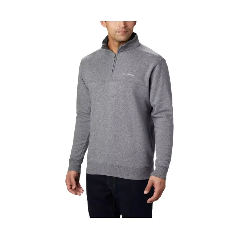 Cropped SweatshirtsColumbia Men's Hart Mountain II Half Zip Sweatshirt - Charcoal Heather