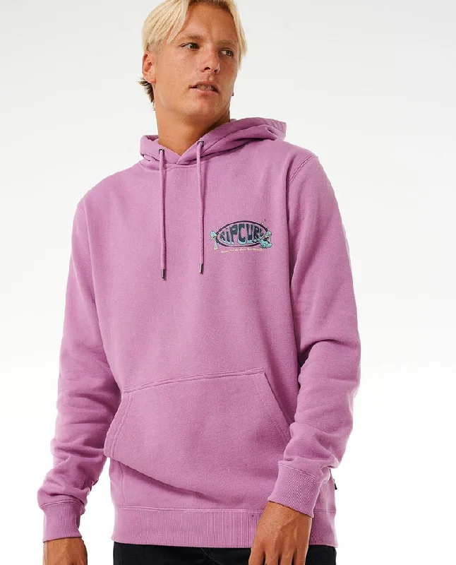 Distressed HoodiesRip Curl Mason Pipeliner Hooded Sweatshirt-Dusty Purple