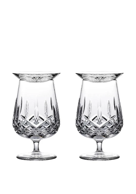 Waterford Crystal Connoisseur Lismore Rum Snifter Glasses & Tasting Cap, Set of 2