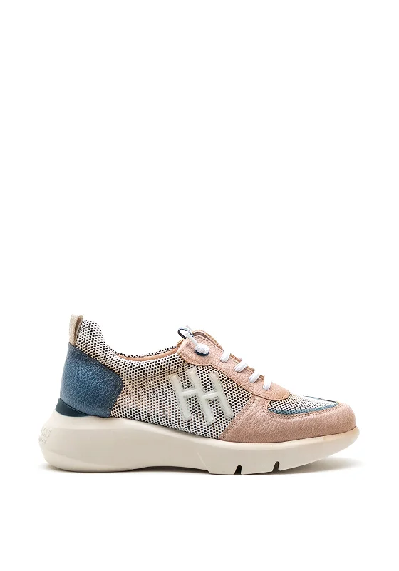 Hispanitas Leather & Mesh Mix Chunky Trainers, Multi