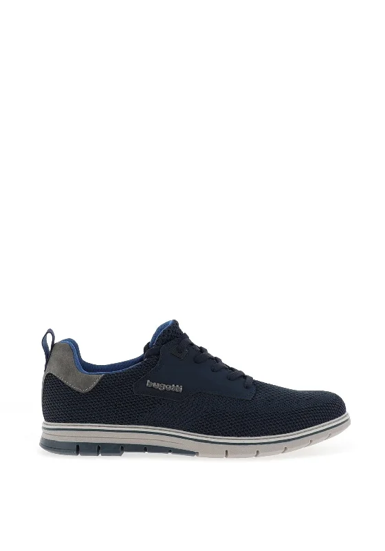 Bugatti Sandman Mesh Casual Shoes, Dark Blue