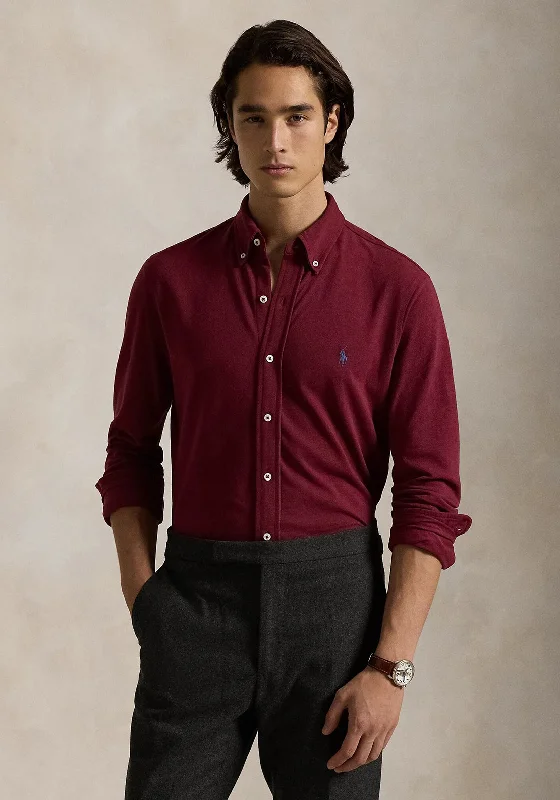 Ralph Lauren Featherweight Mesh Shirt, Wine