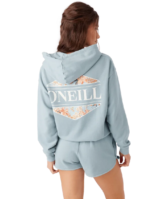 Longline HoodiesO'Neill Drift Hooded Sweatshirt-Silver Blue