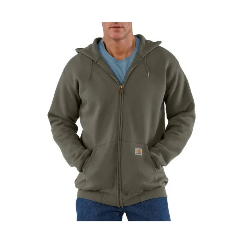 Pocketed HoodiesCarhartt Men's Midweight Hooded Zip-Front Sweatshirt - Moss