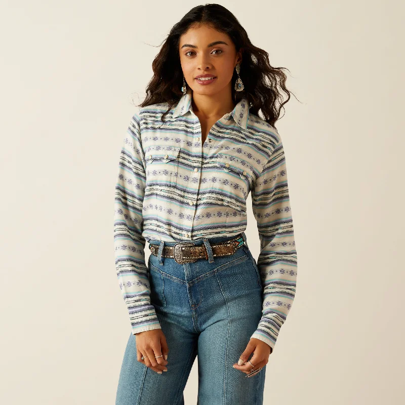 Women's Ariat Seaside Snap Front Shirt #10054779Rayon Shirts