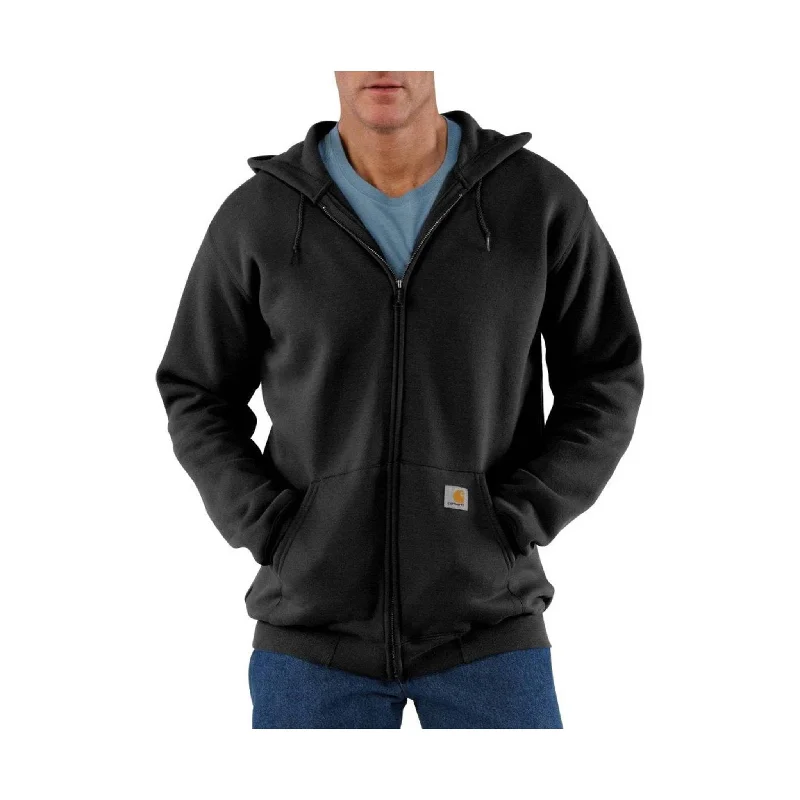 Hooded SweatshirtsCarhartt Men's Midweight Hooded Zip-Front Sweatshirt - Black