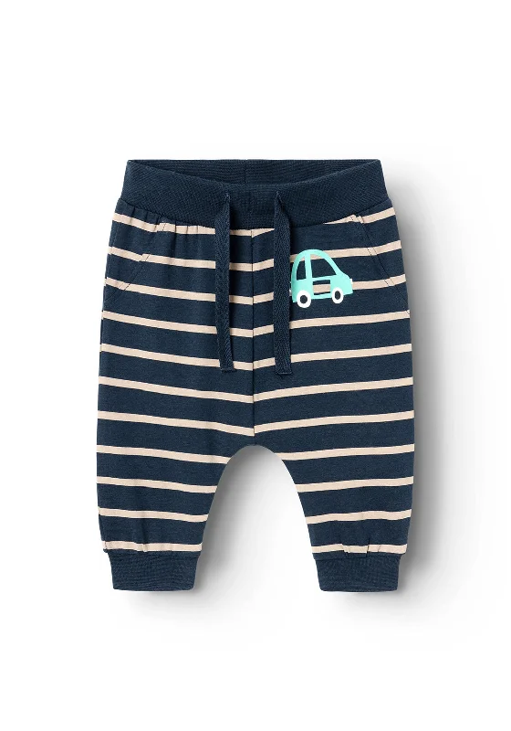 Low-riseName It Baby Boy Vroels Stripe Pant, Dark Sapphire