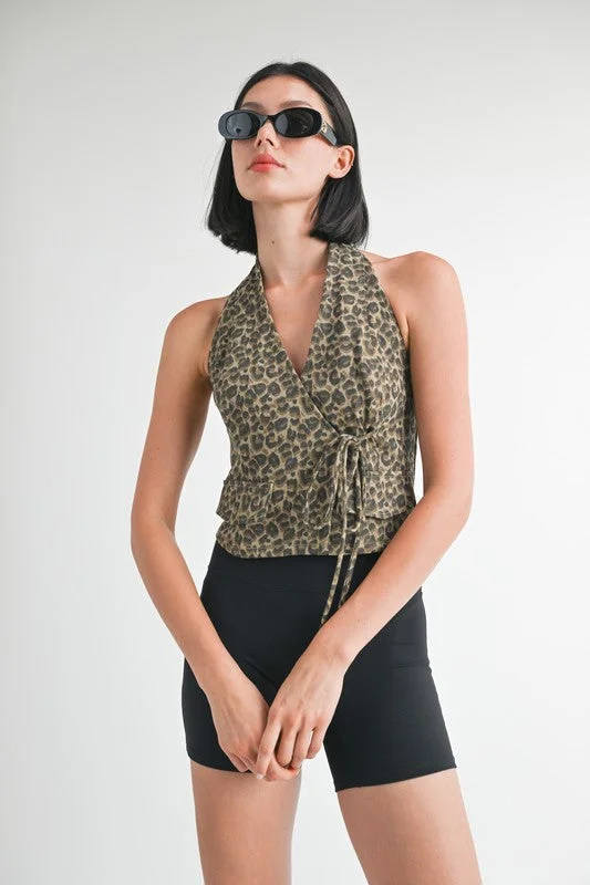 WRAPPED TOP WITH HALTER NECKCamisolePulse