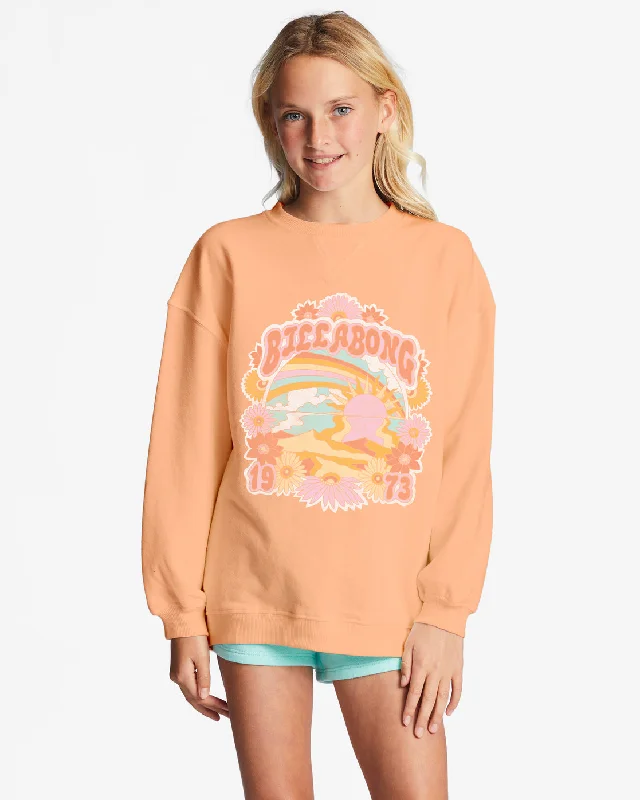 Limited Edition HoodiesBillabong Making Waves Sweatshirt-Light Melon