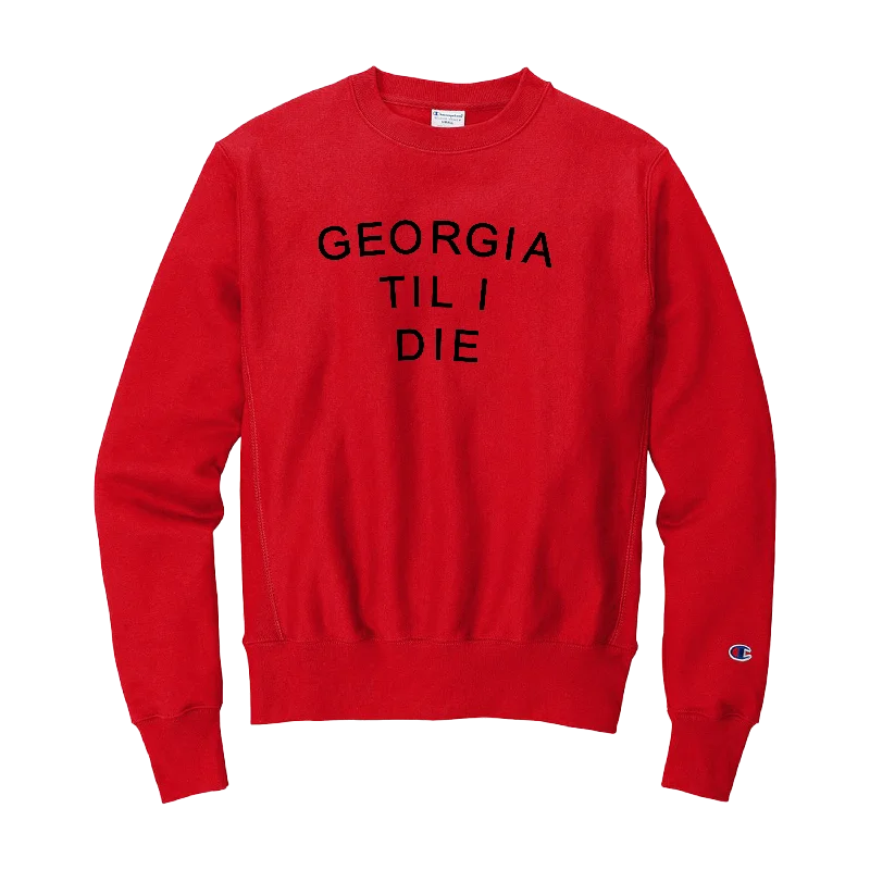 Glitter SweatshirtsFINAL SALE - GA Til I Die Sweatshirt