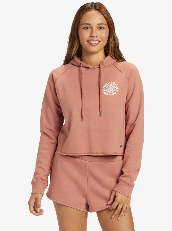 Workout SweatshirtsRoxy We Arrived Sweatshirt-Cedar Wood