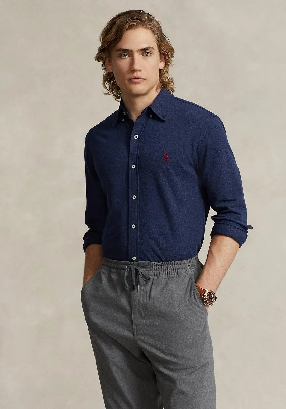 Ralph Lauren Featherweight Mesh Shirt, Spring Navy Heather