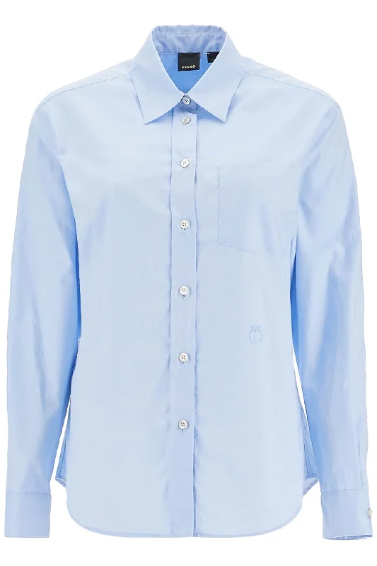 Pinko Women's Korean Oxford Shirt For MenPolka Dot Shirts