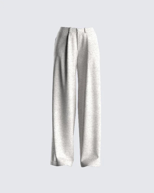 Athletic PantsNita Grey Heather Jersey Pant