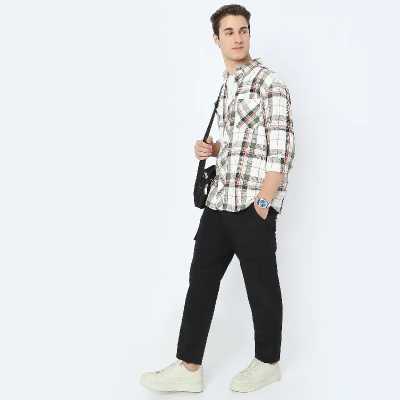 Checkered Modern Explorer Lumber Jack Casual ShirtRecycled Fabric Shirts