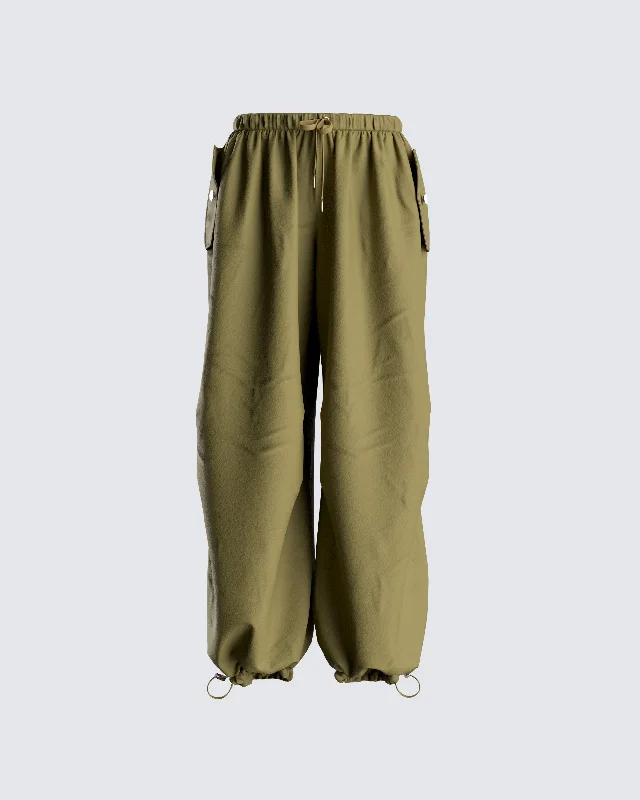 Yoga PantsAdriana Green Parachute Pant