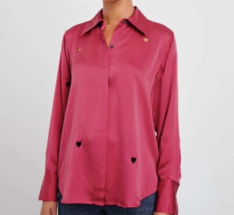 Jacey Shirt In ValentineHooded Shirts