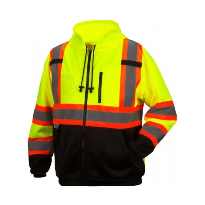 Collaborative SweatshirtsPyramex Men's Series Hi-Viz Sweatshirt - Lime