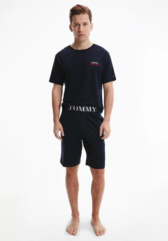 Tommy Hilfiger Short Sleeve Pyjama Set, Desert Sky