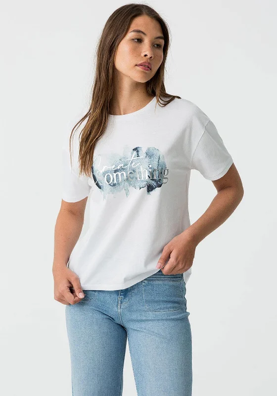 Tiffosi Maizena Graphic T Shirt, WhiteLinen Shirts