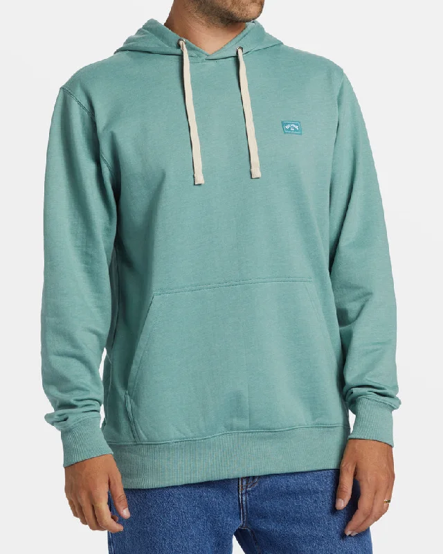 Stretch-Knit SweatshirtsBillabong All Day PO Hooded Sweatshirt-Dusty Teal