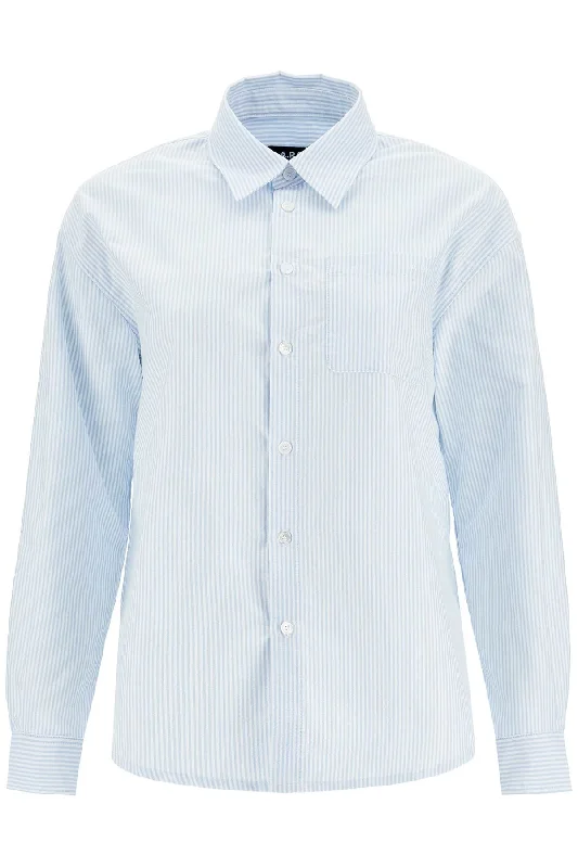 A.P.C. Women's Boyfriend Shirt With Pocket DetailRelaxed Fit Shirts