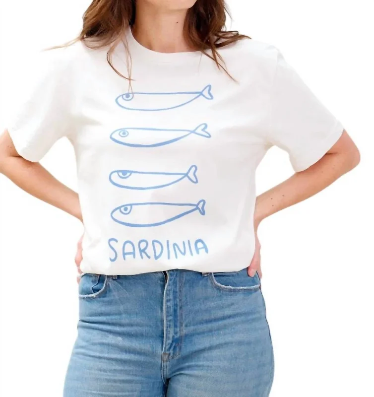 Sardinia Tshirt In WhiteLayered Shirts