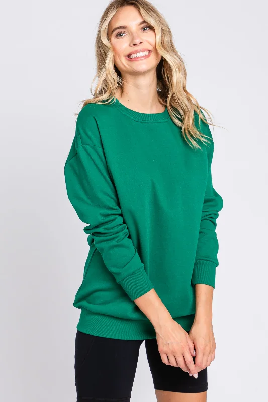 Hiking HoodiesGreen Pullover Sweatshirt