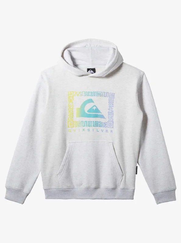 Thermal HoodiesQuiksilver Youth Graphic Hooded Sweatshirt-White Marble Heather