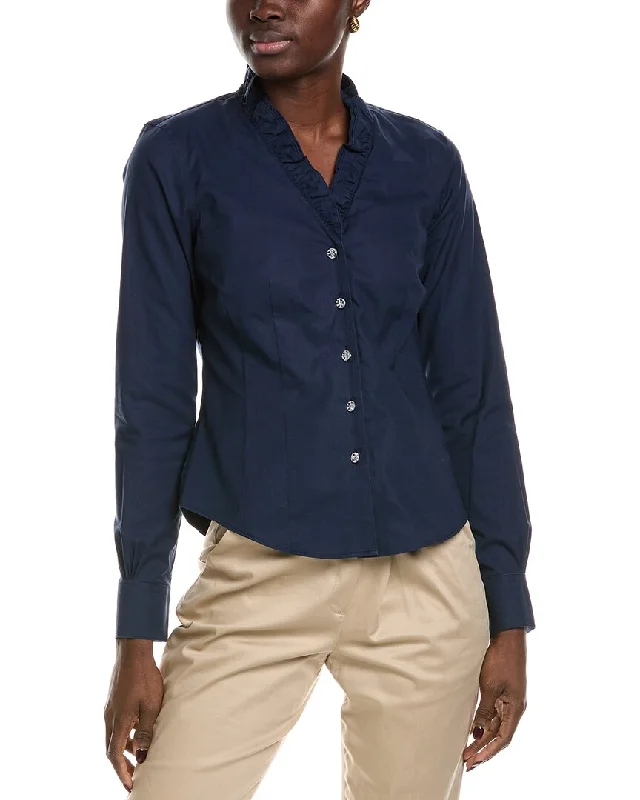 Brooks Brothers Ruffle ShirtCotton Shirts