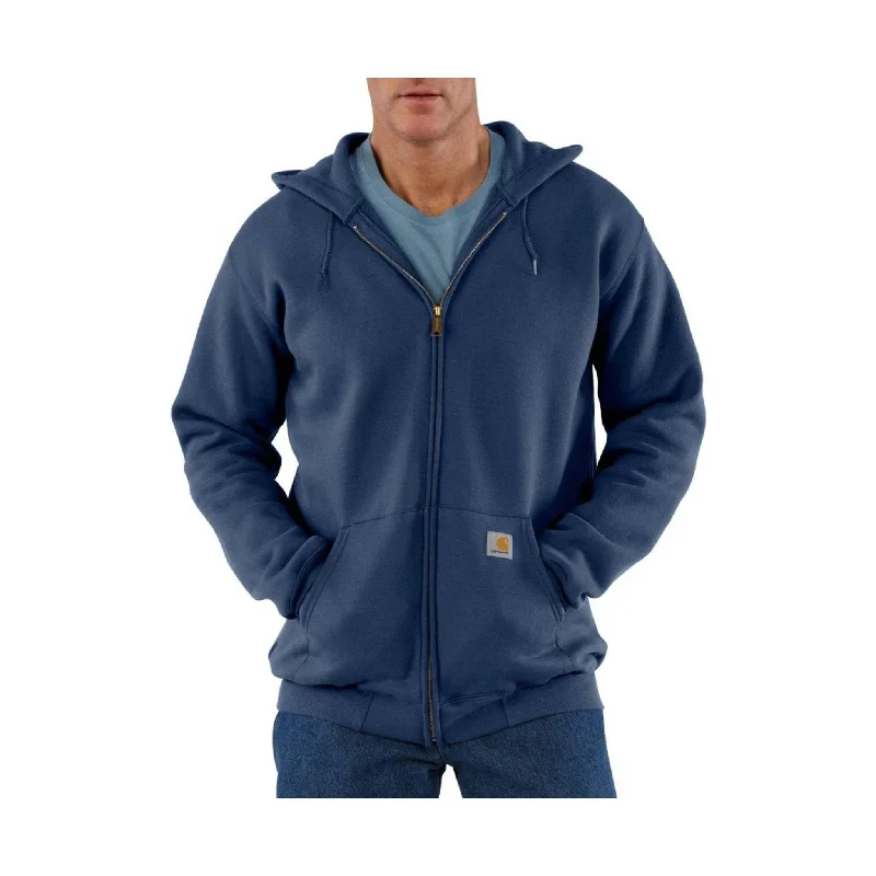 French Terry HoodiesCarhartt Men's Midweight Hooded Zip-Front Sweatshirt - New Navy