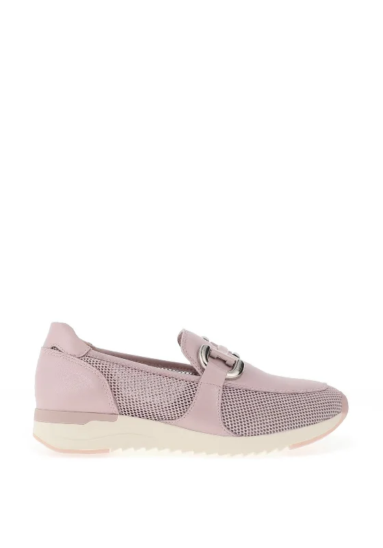 Caprice Leather Mesh Slip On Shoes, Lilac