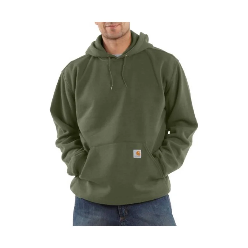 Kangaroo Pocket SweatshirtsCarhartt Men's Hooded Pullover Midweight Sweatshirt - Moss