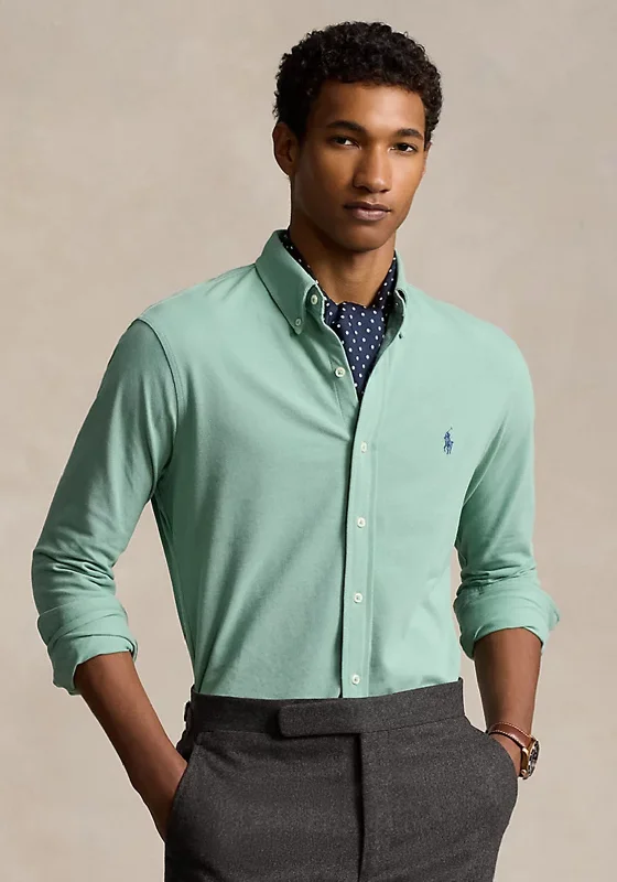 Ralph Lauren Featherweight Mesh Shirt, Faded Mint