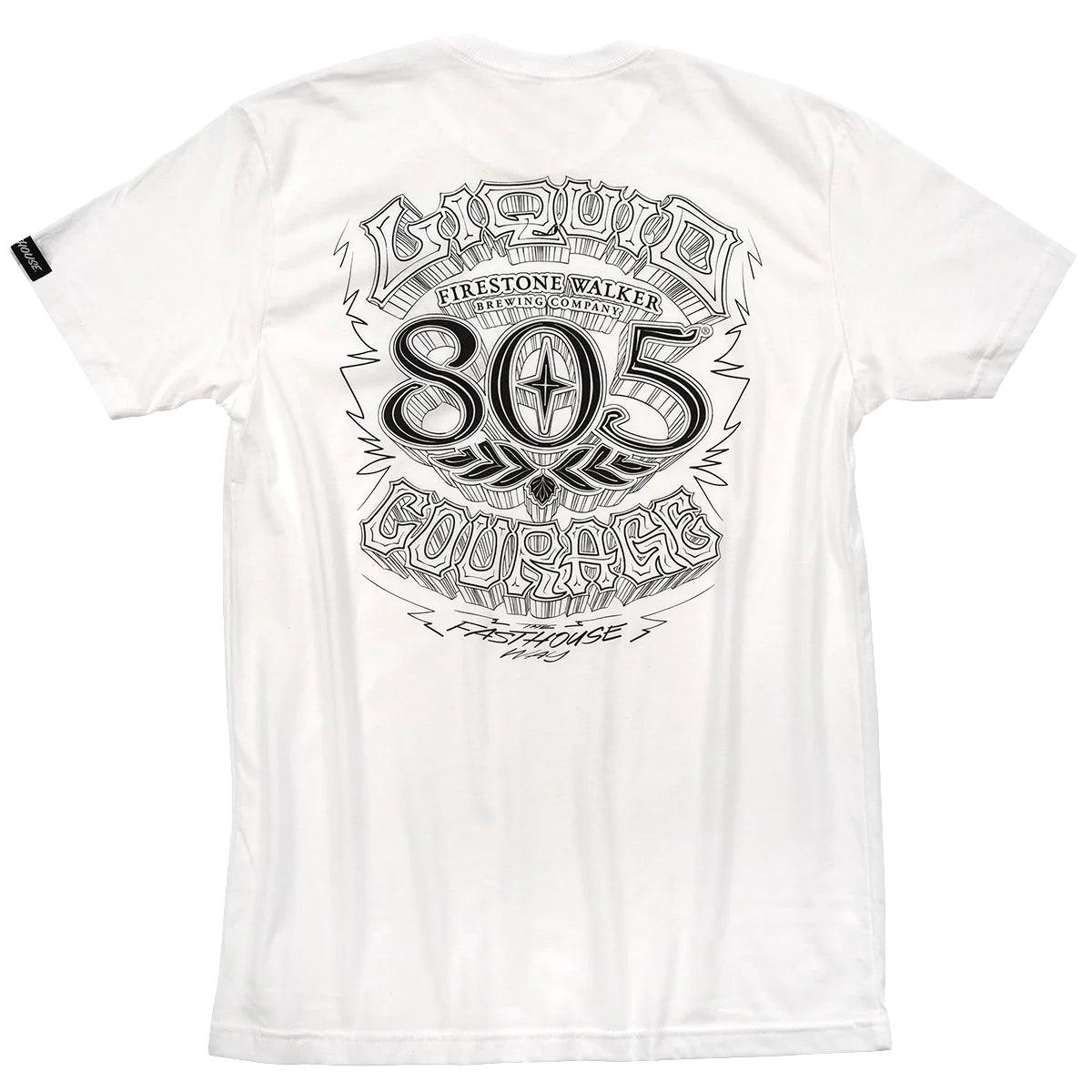 Oversized T-Shirts805 Liquid Courage Tee - White