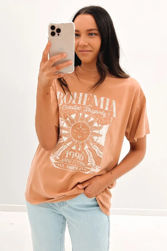 Crewneck T-ShirtsBohemia Rhapsody Tee Tan