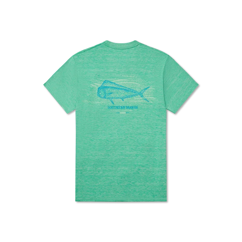 Zippered T-ShirtsFieldTec™ Heathered Performance Tee - Mahi