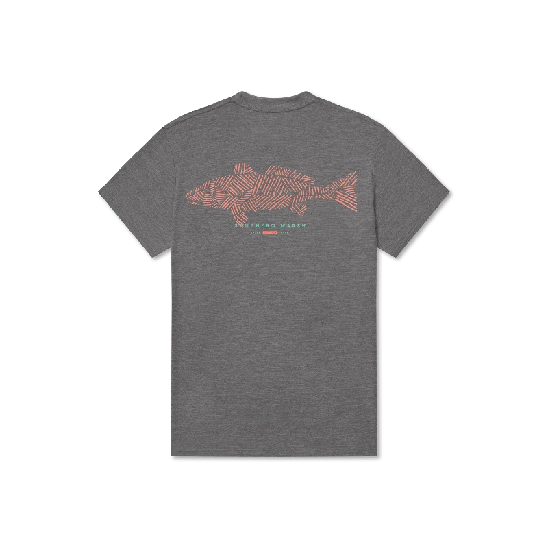 Running T-ShirtsFieldTec™ Heathered Performance Tee - Redfish