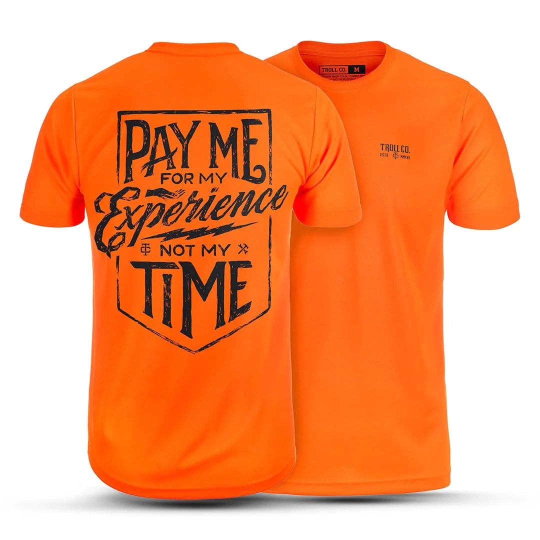 Retro T-ShirtsPay Me S/S Tee - Bright Orange