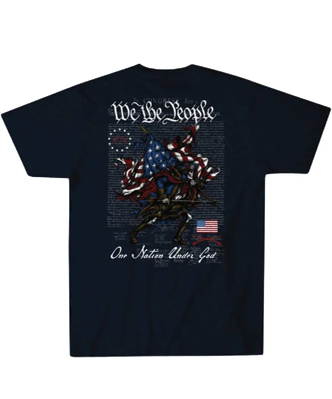 Cotton T-ShirtsNation Under God S/S Tee, Navy