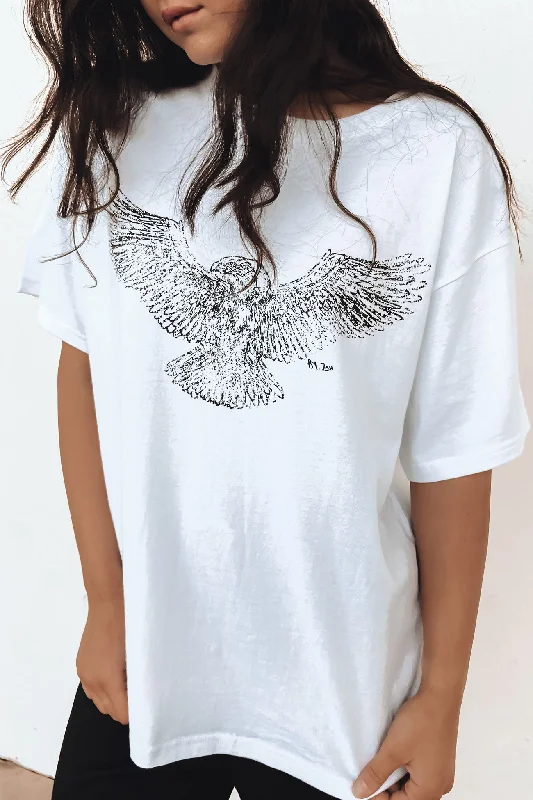 Hooded T-ShirtsOrion Eagle Tee White