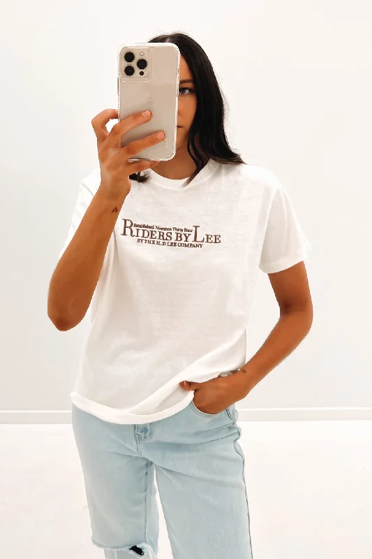 Hip-Hop T-ShirtsRelaxed Tee Vintage White